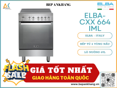 Bếp Từ 4 Vùng Nấu Kết Hợp Lò Nướng ELBA CXX 664 IML VN - Nhập Khẩu Italia